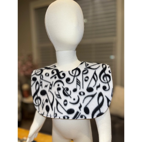 Elton John Baby Bib Music Bib Fleece Bib Upcycled Toddler Bib Upcycled Fashion - Picture 2 of 5